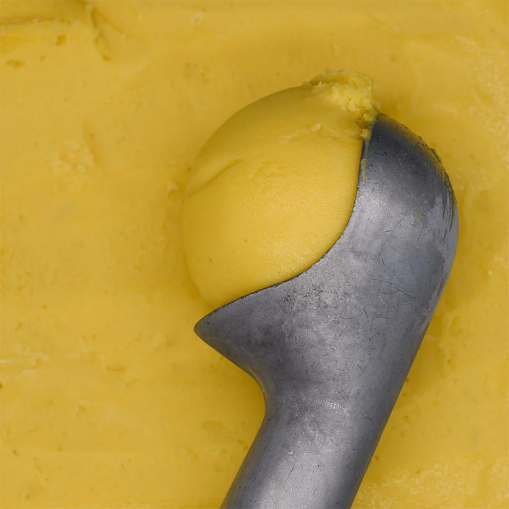 Mango Sorbet Scoop